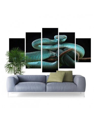 Tableau Serpent Camouflage Marine offre 