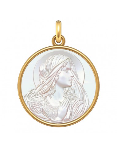 Médaille Vierge en prière de pas cher