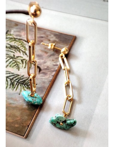 Boucles d'oreilles Vahiana Turquoises prix