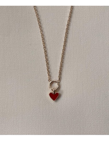 Collier mini coeur pas chere