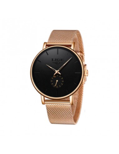 Reloj de pulsera de malla milanesa informal superior - mujer france