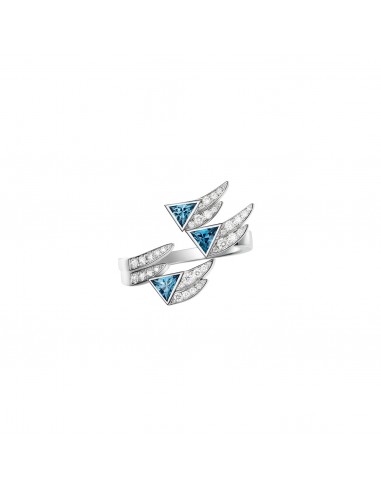 Bague Spread your Wings topazes diamants brillant des détails fins