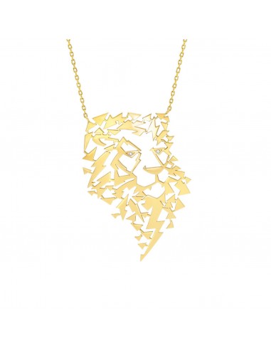 Collier Animal Tattoo lion diamants de votre