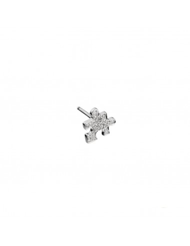 Boucle d'oreille Mini Puzzle diamants français