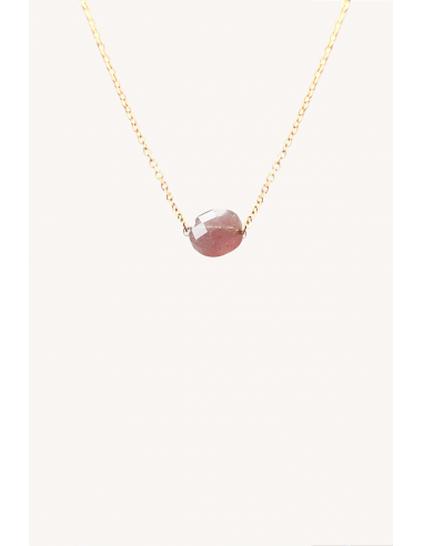 Collier Shénaa Strawberry Quartz Fin de série