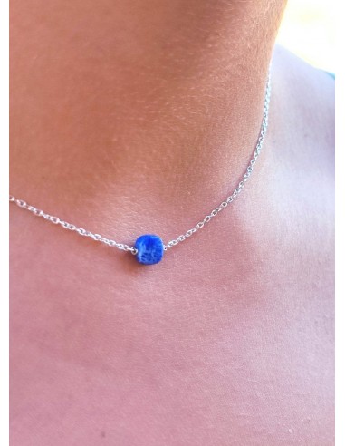 Collier Charlie Sodalite brillant des détails fins